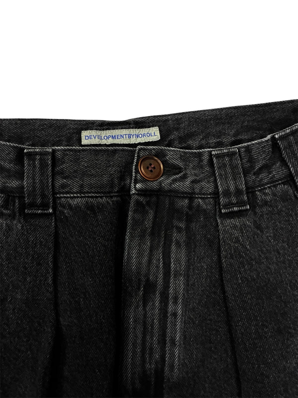 【NOROLL|ノーロール】THICKWALK PANTS/シックウォークパンツ(BLACK DENIM)