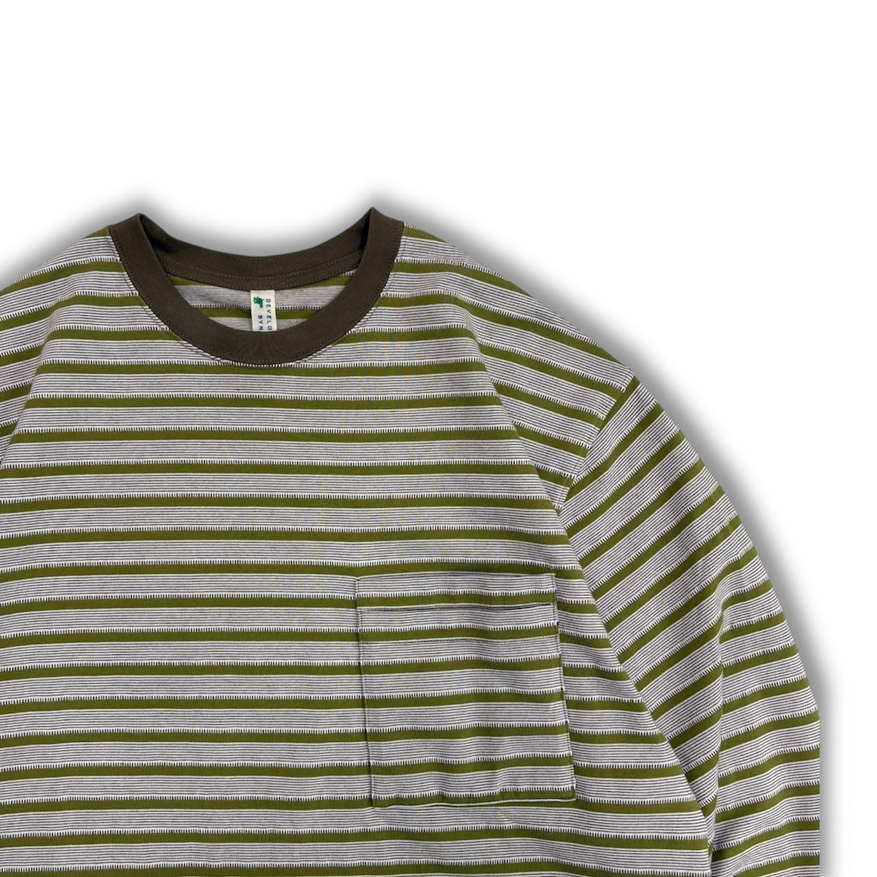 NOROLL|ノーロール】UNEVENNESS L/S TEE(GREEN , ORANGE)正規取扱店舗