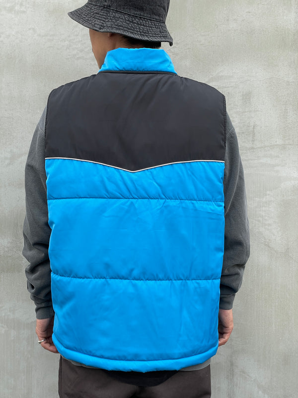 【PORKCHOP GARAGE SUPPLY|ポークチョップ ガレージ サプライ】RACING VEST/レーシングベスト(BLUE)