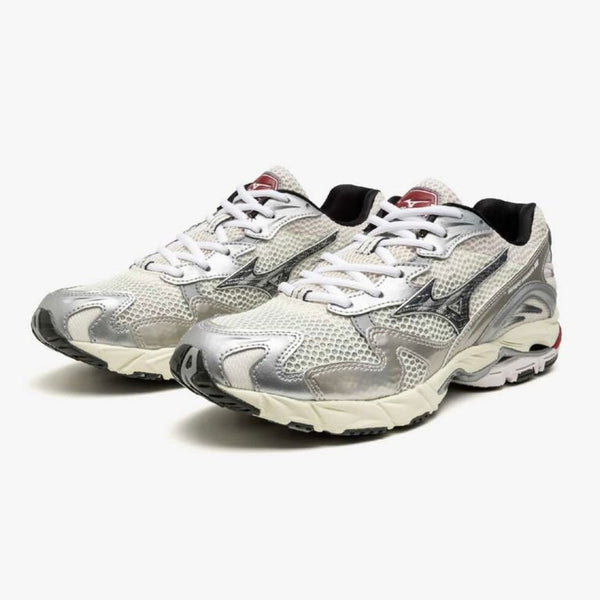 【MIZUNO|ミズノ】WAVERIDER10/ウェーブライダー10(OFF WHITE/BLACK/RED)