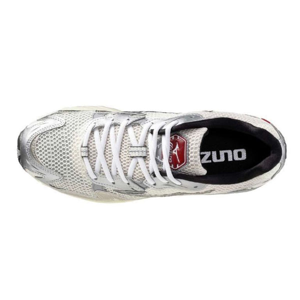 【MIZUNO|ミズノ】WAVERIDER10/ウェーブライダー10(OFF WHITE/BLACK/RED)