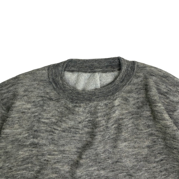 【CREPUSCULE|クレプスキュール】W/G MOHAIR REVERSIBLE P/O(GRAY/L.GRAY , BLACK/GRAY) 正規取扱店舗 公式オンライン通販 島根 松江 モヘアセーター モヘアニット リバーシブル
