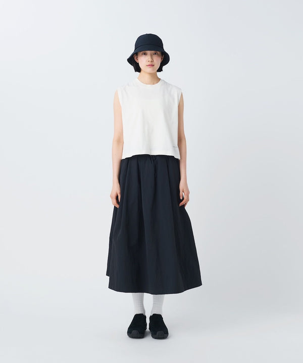 【SNOW PEAK|スノーピーク】W'S OG MERCERIZED SLEEVELESS T-SHIRT/ウィメンズOGマーセライズドスリーブレスTシャツ(OFF WHITE , BLUE , BLACK)