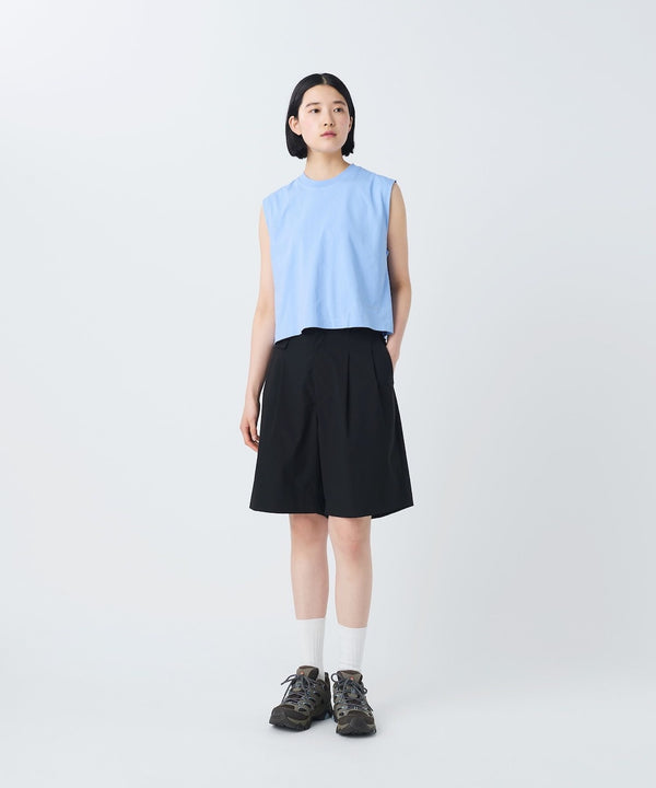 【SNOW PEAK|スノーピーク】W'S OG MERCERIZED SLEEVELESS T-SHIRT/ウィメンズOGマーセライズドスリーブレスTシャツ(OFF WHITE , BLUE , BLACK)