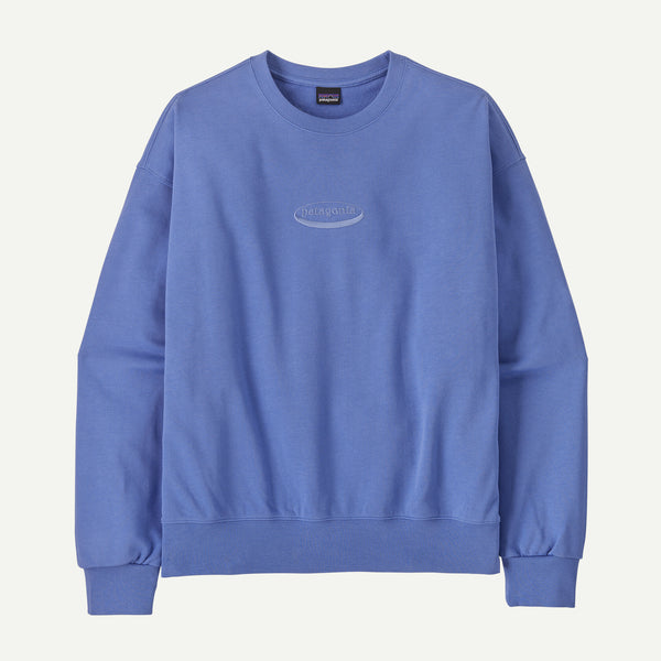 【PATAGONIA|パタゴニア】W'S '95 OVAL LOGO DAILY CREW/ウィメンズ '95 オーバル ロゴ デイリー クルー(DVBL , SMDB) 正規取扱店舗 公式オンライン通販 島根 松江 オーバルロゴ