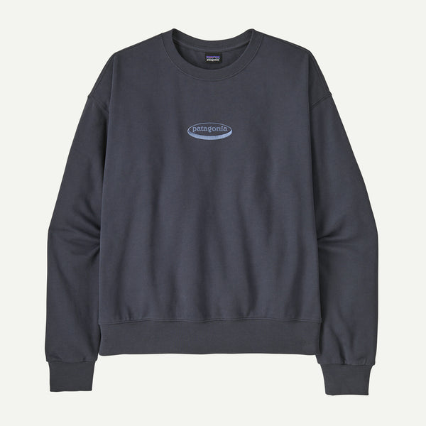 【PATAGONIA|パタゴニア】W'S '95 OVAL LOGO DAILY CREW/ウィメンズ '95 オーバル ロゴ デイリー クルー(DVBL , SMDB) 正規取扱店舗 公式オンライン通販 島根 松江 オーバルロゴ