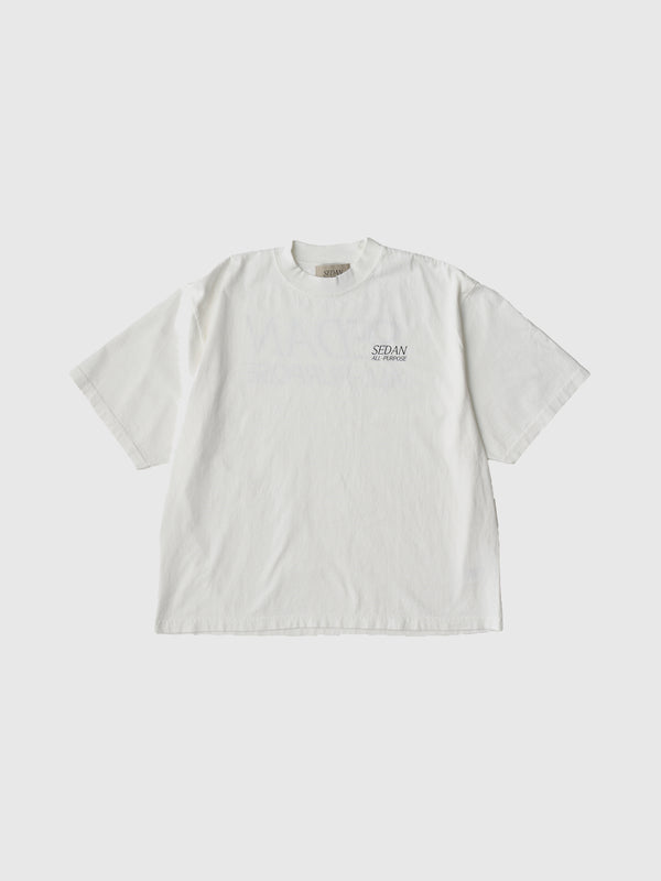 【SEDAN ALL-PURPOSE|セダンオールパーパス】GARMENT DYED S/S TEE/ガーメントダイS/Sティー(WHITE,CHARCOAL,BLACK)