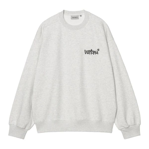 【CARHARTT WIP|カーハートWIP】WIPTOPIA SWEAT/ウィップトピアスウェット(ASH HEATHER , BLACK)