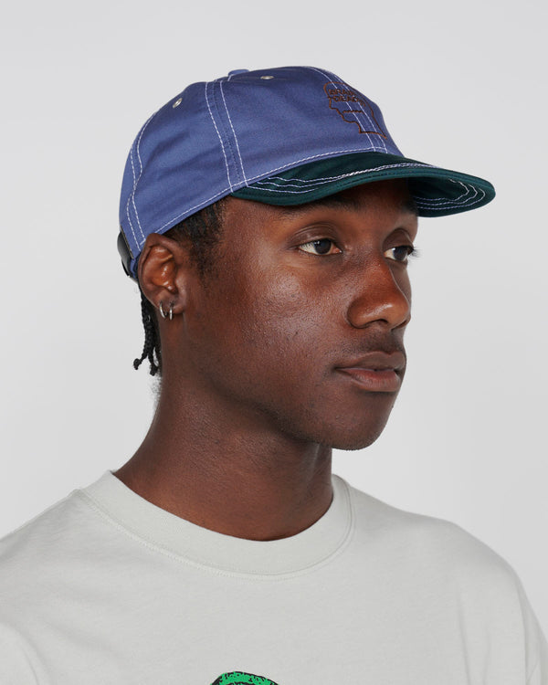 WIRE BRIM 6 PANEL HAT/ワイヤーブリム6パネルハット(SLATE BLUE)