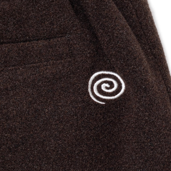 【SOL soonerorlater|ソル スーナーオアレイター】WOOL-BLEND EASY 2-TUCK PANTS/ウールブレンドイージー2タックパンツ(BROWN) 正規取扱店舗 公式オンライン通販 島根 松江 26FW イージーパンツ