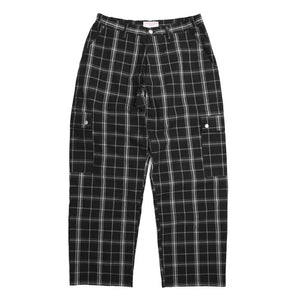 【YARDSALE|ヤードセール】YS PLAID CARGOS/YS プラッドカーゴ(BLACK)