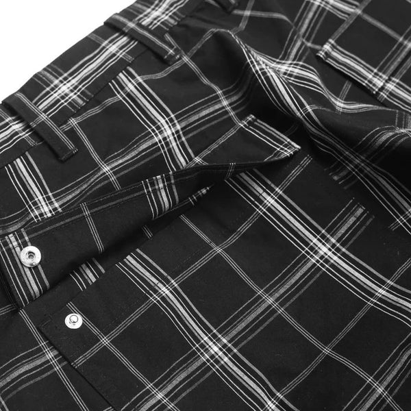 【YARDSALE|ヤードセール】YS PLAID CARGOS/YS プラッドカーゴ(BLACK)