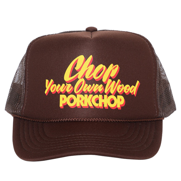 CHOP YOUR OWN WOOD CAP(BROWN)