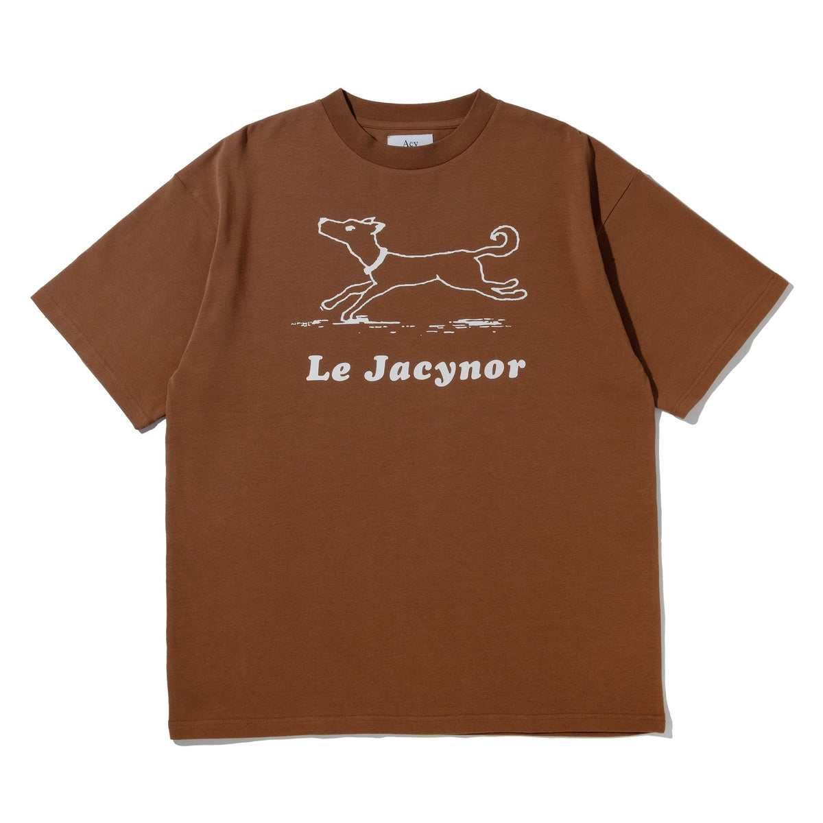 JACY TEE - エーシーのトレンディなTシャツ - ブラウンとホワイト – STREAM