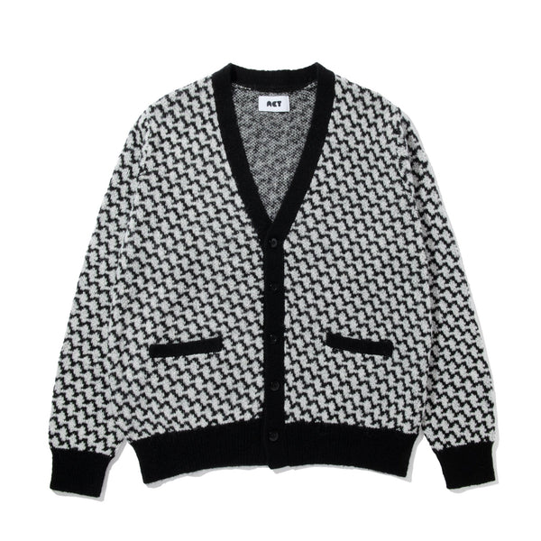 【ACY|エーシー】KPATTERN CARDIGAN/パターンカーディガン(BLACK) - STREAM【ACY|エーシー】KPATTERN CARDIGAN/パターンカーディガン(BLACK)STREAMBLACKL