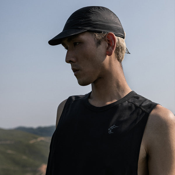 【ARC|エーアールシー】DISTANCE MEMBRAME RUNNING CAP/ディスタンスメンブレンランニングキャップ(BLACK) - STREAM【ARC|エーアールシー】DISTANCE MEMBRAME RUNNING CAP/ディスタンスメンブレンランニングキャップ(BLACK)STREAMBLACKONE SIZE