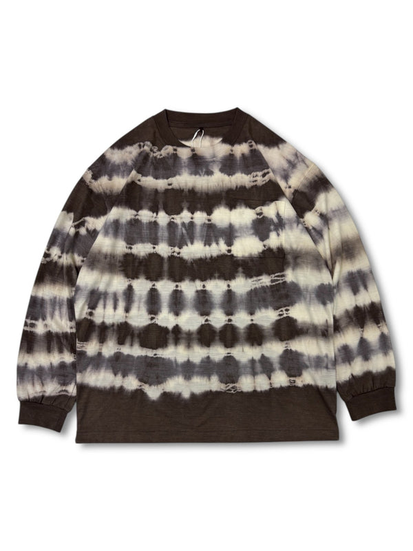 【迷迭香|マンネンロウ】AXIO WOOL NATURAL DYEING L/S TEE - 宝島染工(WAVE) - STREAM【迷迭香|マンネンロウ】AXIO WOOL NATURAL DYEING L/S TEE - 宝島染工(WAVE)STREAMWAVE3(L)