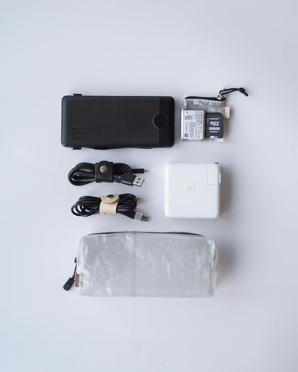 【STAN | スタン】DCF SQUARE PURSE -L-/DCF スクエアパース L(WHITE)