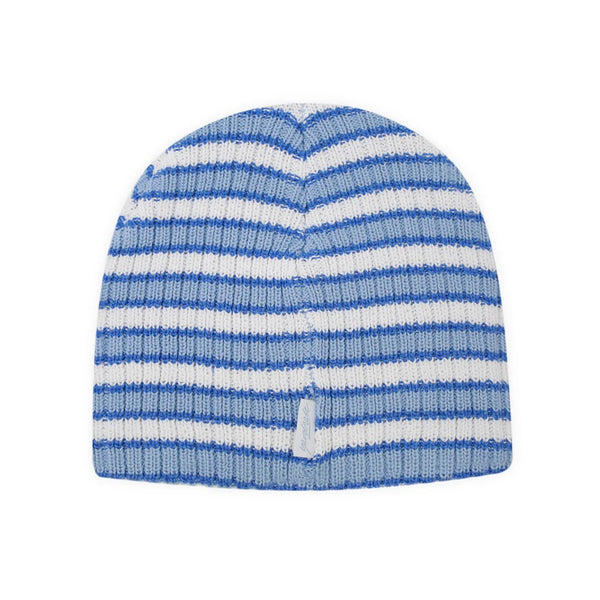 【YARDSALE|ヤードセール】STRIPE BEANIE/ストライプビーニー(BLUE/WHITE)