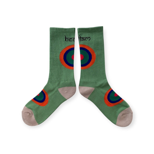 【BEDLAM|ベドラム】FLAG SOCKS/フラグソックス(GREEN) - STREAM【BEDLAM|ベドラム】FLAG SOCKS/フラグソックス(GREEN)STREAMONE SIZE