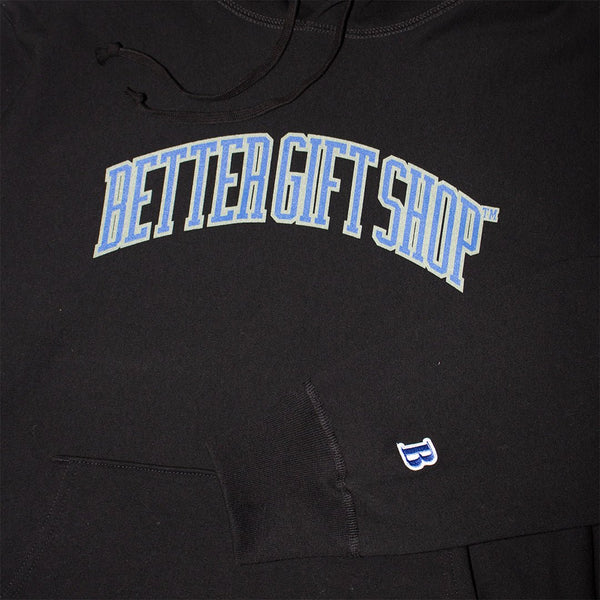 【BETTER | ベター】COLLEGIATE HOODED SWEATSHIRT/カレッジエイト フーデットスウェットシャツ(BLACK) - STREAM【BETTER | ベター】COLLEGIATE HOODED SWEATSHIRT/カレッジエイト フーデットスウェットシャツ(BLACK)STREAMM