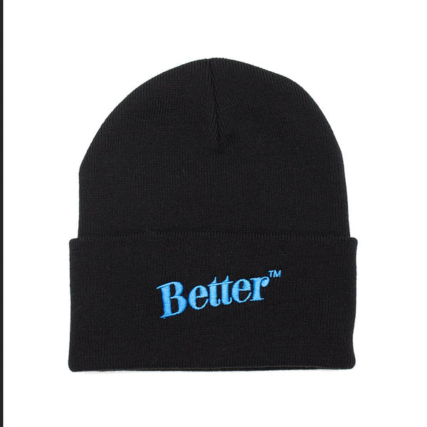 【BETTER | ベター】STANDARD LOGO BEANIE/スタンダードロゴビーニー(BLACK) - STREAM【BETTER | ベター】STANDARD LOGO BEANIE/スタンダードロゴビーニー(BLACK)STREAMONE SIZE