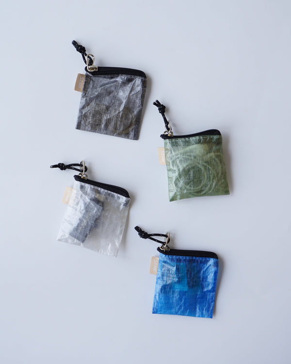 【STAN | スタン】DCF TINY ZIP PURSE/DCF タイニージップパース(WHITE , GREEN , BLUE , BLACK)