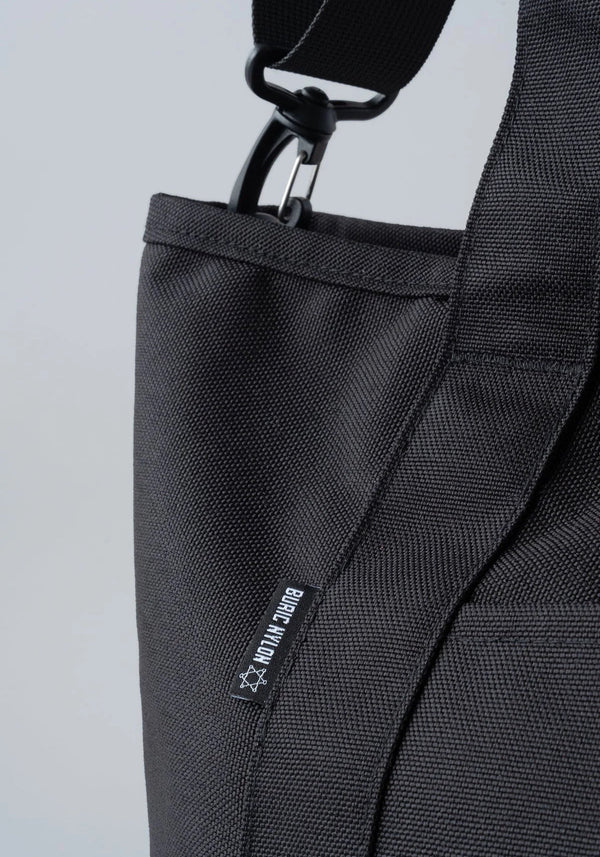 BURIC NYLON TOTE BAG
COLOR:BLACK