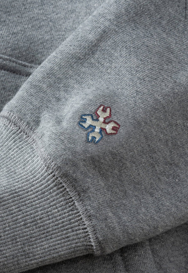 【BLUCO UNCROWD|ブルコ アンクラウド】HEAVY PILE SWEAT ZIP HOODIE - EMB - |ヘヴィーパイル スウェット ジップ フーディー(GRAY) - STREAM【BLUCO UNCROWD|ブルコ アンクラウド】HEAVY PILE SWEAT ZIP HOODIE - EMB - |ヘヴィーパイル スウェット ジップ フーディー(GRAY)STREAMM