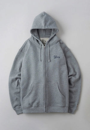 【BLUCO UNCROWD|ブルコ アンクラウド】HEAVY PILE SWEAT ZIP HOODIE - EMB - |ヘヴィーパイル スウェット ジップ フーディー(GRAY) - STREAM【BLUCO UNCROWD|ブルコ アンクラウド】HEAVY PILE SWEAT ZIP HOODIE - EMB - |ヘヴィーパイル スウェット ジップ フーディー(GRAY)STREAMM