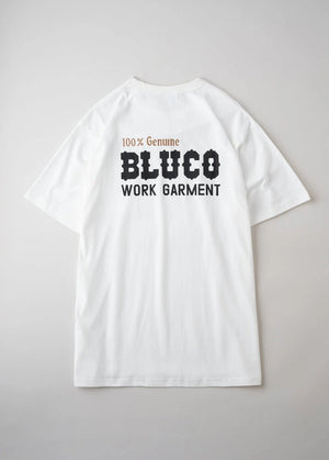 【BLUCO UNCROWD|ブルコ アンクラウド】POCKET TEE - Bolt - /ポケットTEE - Bolt - (WHITE) - STREAM【BLUCO UNCROWD|ブルコ アンクラウド】POCKET TEE - Bolt - /ポケットTEE - Bolt - (WHITE)STREAMM