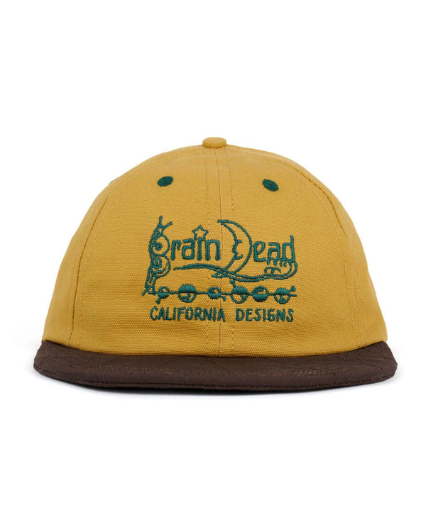 【BRAIN DEAD | ブレインデッド】CALIFORNIA DESIGNS LONG BRIM HAT/カリフォルニアデザインロングブリムハット(KHAKI) - STREAM【BRAIN DEAD | ブレインデッド】CALIFORNIA DESIGNS LONG BRIM HAT/カリフォルニアデザインロングブリムハット(KHAKI)STREAMONE SIZE