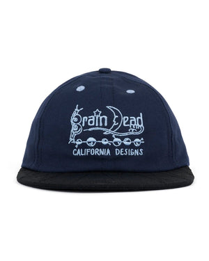 【BRAIN DEAD | ブレインデッド】CALIFORNIA DESIGNS LONG BRIM HAT/カリフォルニアデザインロングブリムハット(NAVY) - STREAM【BRAIN DEAD | ブレインデッド】CALIFORNIA DESIGNS LONG BRIM HAT/カリフォルニアデザインロングブリムハット(NAVY)STREAMONE SIZE