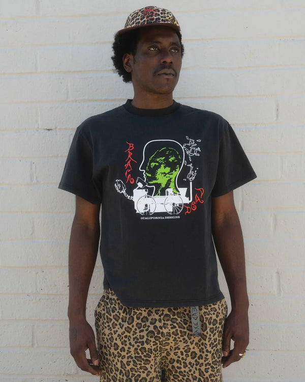 【BRAIN DEAD|ブレインデッド】ALIEN TRACTOR T - SHIRT/エイリアントラクターTシャツ(WASHED BLACK) - STREAM【BRAIN DEAD|ブレインデッド】ALIEN TRACTOR T - SHIRT/エイリアントラクターTシャツ(WASHED BLACK)STREAMM