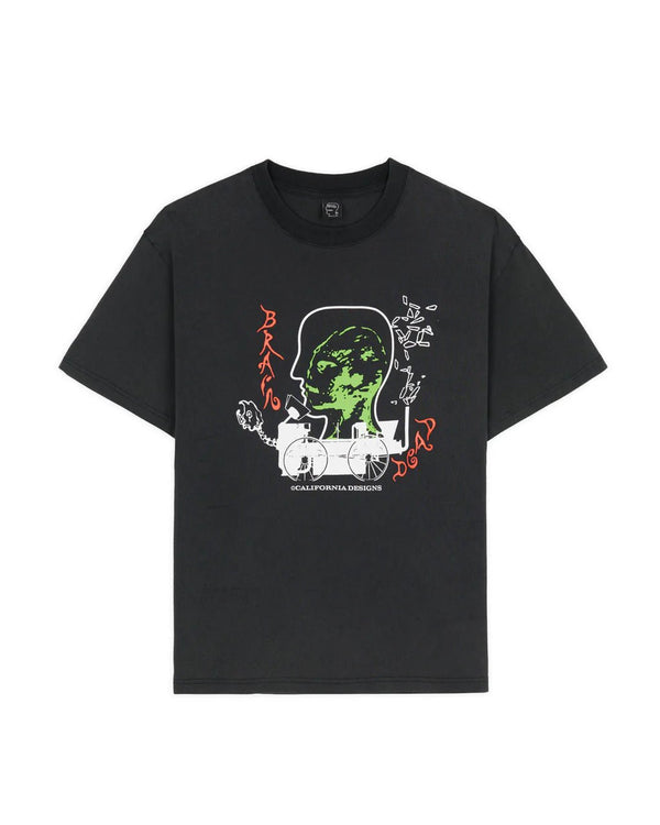 【BRAIN DEAD|ブレインデッド】ALIEN TRACTOR T - SHIRT/エイリアントラクターTシャツ(WASHED BLACK) - STREAM【BRAIN DEAD|ブレインデッド】ALIEN TRACTOR T - SHIRT/エイリアントラクターTシャツ(WASHED BLACK)STREAMM
