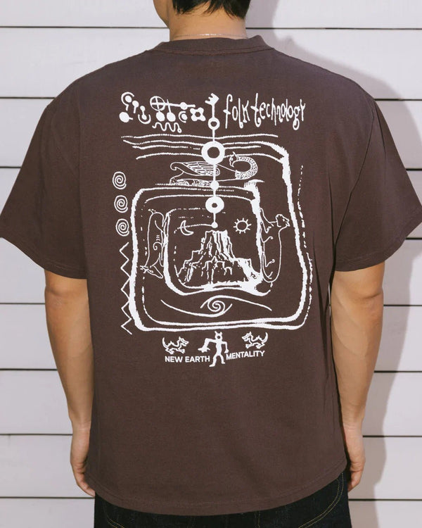 【BRAIN DEAD|ブレインデッド】ANCIENT KNOWLEDGE T - SHIRT/エンシェントナレッジTシャツ(BERRY) - STREAM【BRAIN DEAD|ブレインデッド】ANCIENT KNOWLEDGE T - SHIRT/エンシェントナレッジTシャツ(BERRY)STREAMBERRYM