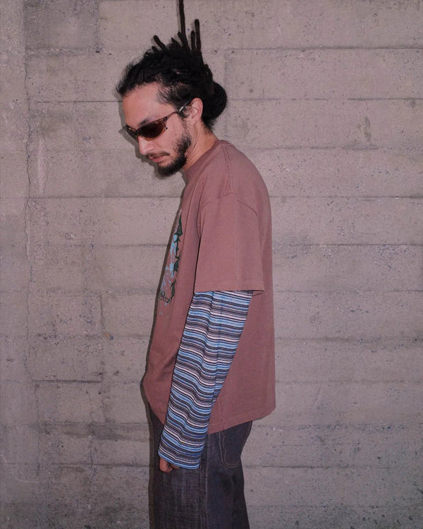 【BRAIN DEAD|ブレインデッド】ENDLESS CONSTRUCTION T - SHIRT/エンドレスコンストラクションTシャツ(NUTMEG) - STREAM【BRAIN DEAD|ブレインデッド】ENDLESS CONSTRUCTION T - SHIRT/エンドレスコンストラクションTシャツ(NUTMEG)STREAMNUTMEGM