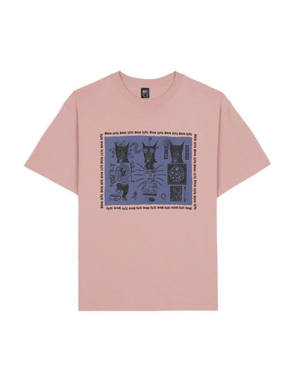 【BRAIN DEAD|ブレインデッド】MIND GAMES T - SHIRT/マインドゲームTシャツ(MAUVE) - STREAM【BRAIN DEAD|ブレインデッド】MIND GAMES T - SHIRT/マインドゲームTシャツ(MAUVE)STREAMM