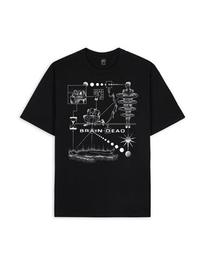 【BRAIN DEAD|ブレインデッド】MIND PUZZLE T - SHIRT/マインドパズルTシャツ(BLACK) - STREAM【BRAIN DEAD|ブレインデッド】MIND PUZZLE T - SHIRT/マインドパズルTシャツ(BLACK)STREAMM