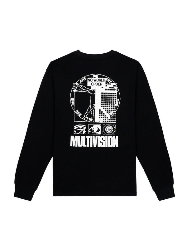 【BRAIN DEAD|ブレインデッド】MULTI VISION L/S SHIRT/マルチビジョンL/Sシャツ(BLACK) - STREAM【BRAIN DEAD|ブレインデッド】MULTI VISION L/S SHIRT/マルチビジョンL/Sシャツ(BLACK)STREAMBLACKM