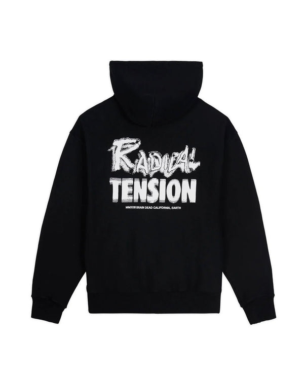 【BRAIN DEAD|ブレインデッド】RADICAL TENSION HOODIE/ラディカルテンションフーディー(BLACK) - STREAM【BRAIN DEAD|ブレインデッド】RADICAL TENSION HOODIE/ラディカルテンションフーディー(BLACK)STREAMM