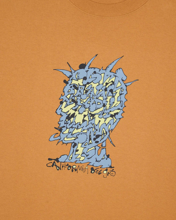 【BRAIN DEAD|ブレインデッド】SCRAMBLED HEAD T - SHIRT/スクランブルヘッドTシャツ(CUMIN) - STREAM【BRAIN DEAD|ブレインデッド】SCRAMBLED HEAD T - SHIRT/スクランブルヘッドTシャツ(CUMIN)STREAMM