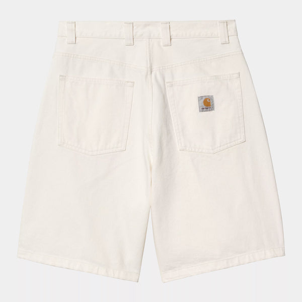 【CARHARTT WIP|カーハートWIP】BRANDON SHORT/ブランドンショーツ(WHITE RINSED)