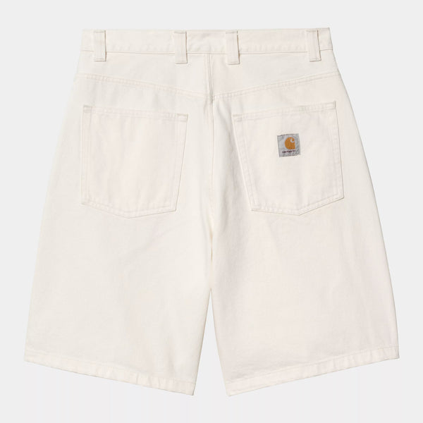 【CARHARTT WIP|カーハートWIP】BRANDON SHORT/ブランドンショーツ(WHITE RINSED) - STREAM【CARHARTT WIP|カーハートWIP】BRANDON SHORT/ブランドンショーツ(WHITE RINSED)STREAMS