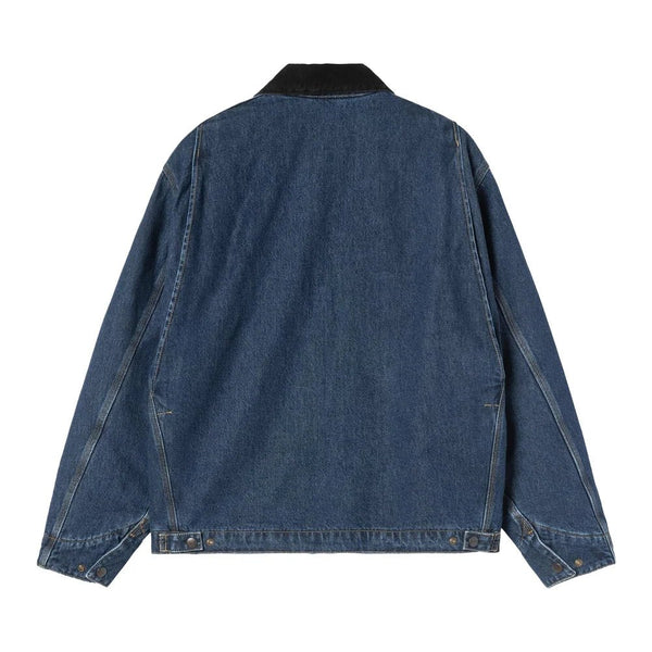 【CARHARTT WIP|カーハートWIP】OG DETROIT JACKET/OG デトロイトじゃジェット(BLUE/BLACK STONE WASHED) 正規取扱店舗 公式オンライン通販 島根 松江 26FW 定番 人気 ジャケット 