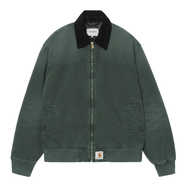 【CARHARTT WIP|カーハートWIP】OG SANTA FE JACKET/OG サンタフェジャケット(BLACK/BLACK STONE CANVAS , RAVEN/BLACK STONE CANVAS) 正規取扱店舗 公式オンライン通販 島根 松江 26FW 復刻 ワークウェア 