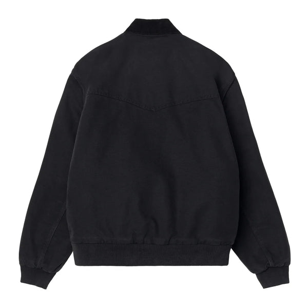 【CARHARTT WIP|カーハートWIP】OG SANTA FE JACKET/OG サンタフェジャケット(BLACK/BLACK STONE CANVAS , RAVEN/BLACK STONE CANVAS) 正規取扱店舗 公式オンライン通販 島根 松江 26FW 復刻 ワークウェア 