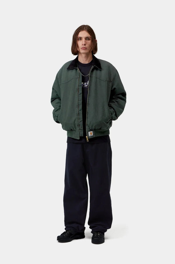 【CARHARTT WIP|カーハートWIP】OG SANTA FE JACKET/OG サンタフェジャケット(BLACK/BLACK STONE CANVAS , RAVEN/BLACK STONE CANVAS) 正規取扱店舗 公式オンライン通販 島根 松江 26FW 復刻 ワークウェア 