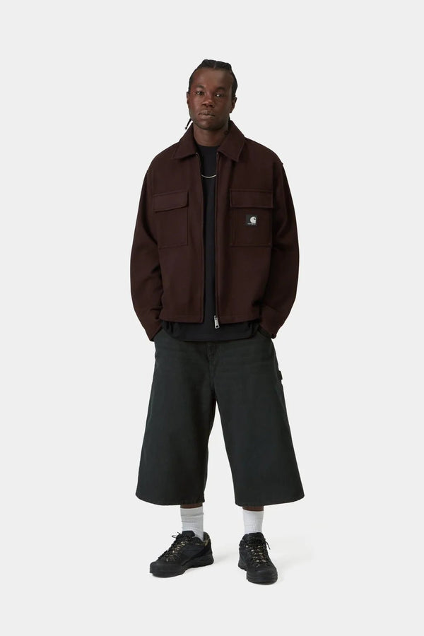 【CARHARTT WIP|カーハートWIP】OG SINGLE KNEE LONG SHORT(BLACK STONE CANVAS) 正規取扱店舗 公式オンライン通販 島根 松江 ロング ショーツ 26FW シングルニー