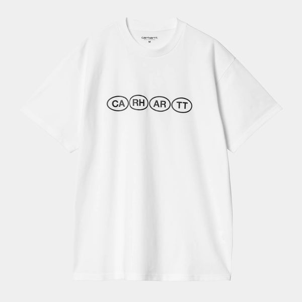 【CARHARTT WIP|カーハートWIP】S/S BUMPER T - SHIRT/S/SバンパーTシャツ(WHITE/BLACK) - STREAM【CARHARTT WIP|カーハートWIP】S/S BUMPER T - SHIRT/S/SバンパーTシャツ(WHITE/BLACK)STREAMS